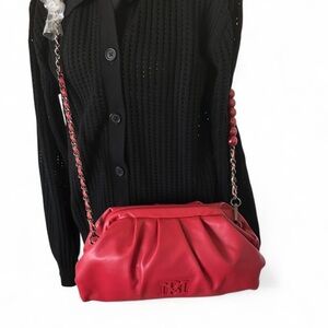 Badgley Mischka Red Designer Women's Bag